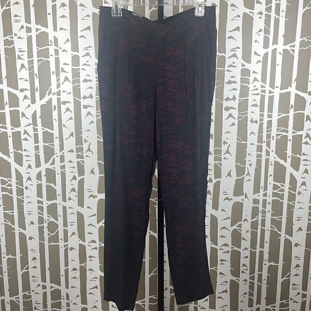 NY&C NEW $50 Printed Rayon Jogger Style Pants sz M